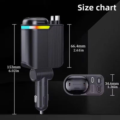 CHARGEUR VOITURE 4EN 1 MP
