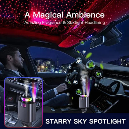 Chargeur Voiture 5 en 1 avec Diffuseur de Parfum & Effet Starlight