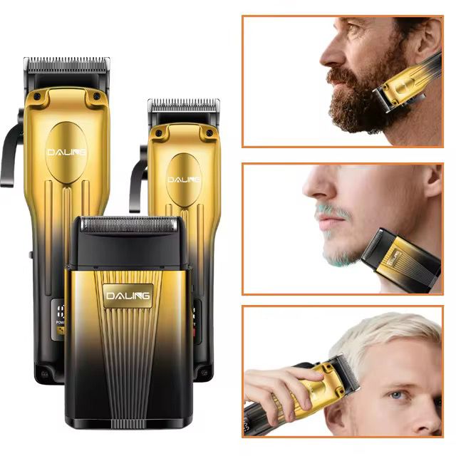 Kit Tondeuse Professionnelle DALING 3-en-1 – Votre Barbier à Domicile !3 Appareils, Une Solution Complète