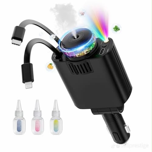 CHARGEUR DIFFUSSEUR POUR VOITURE 6 EN 1